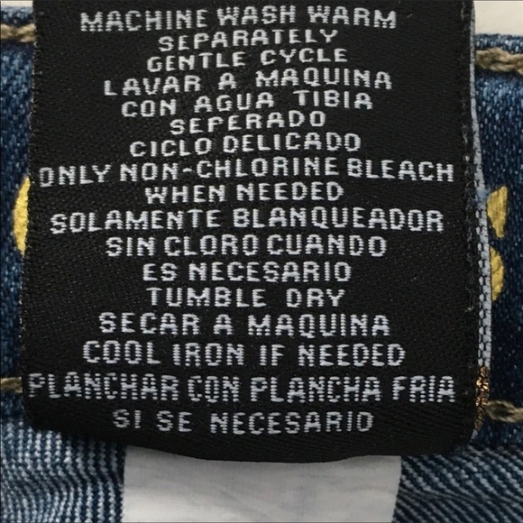 Vigoss denim jean shorts crochet - Picture 4 of 7